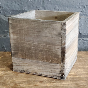 Wooden box pot cover