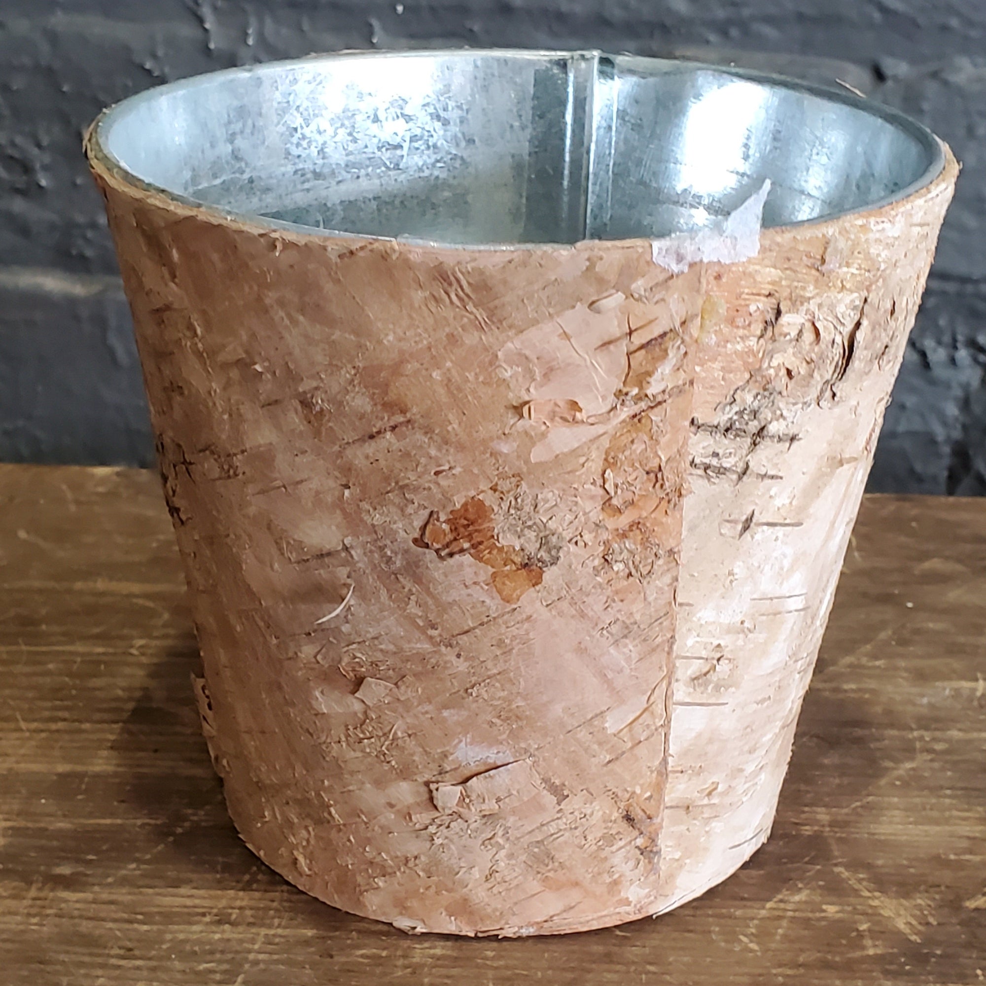 Birch bark pot small