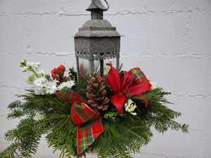 Lantern Holiday Centerpiece