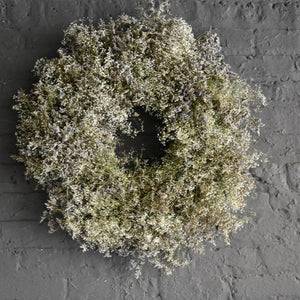 Dried fall wreath