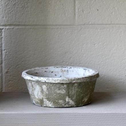 SK antique white bowl
